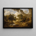 Landschap in Suffolk - Thomas Gainsborough — ingelijst kunstwerk aan de muur