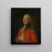 luitenant-kolonel Paul Pechell - Thomas Gainsborough — ingelijst kunstwerk aan de muur
