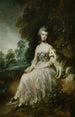 Mme Mary Robinson Perdita - Thomas Gainsborough — weergave van het kunstwerk