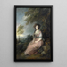 Mme Richard Brinsley Sheridan - Thomas Gainsborough — ingelijst kunstwerk aan de muur