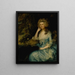 Mme William Tennant en Mary Wylde zittend in een landschap - Thomas Gainsborough — ingelijst kunstwerk aan de muur
