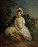 Portret van Isabelle Bell Franks - Thomas Gainsborough — weergave van het kunstwerk