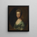 Portret van mevrouw Isaac Elton - Thomas Gainsborough — ingelijst kunstwerk aan de muur