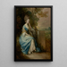 Portrait Painting of Anne Countess of Chesterfield - Thomas Gainsborough — framed artwork on a wall