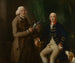 portret van William Anne Hollis, 4e graaf van Essex, met een schaal aan Thomas Clutterbuck van Watford - Thomas Gainsborough — weergave van het kunstwerk