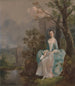 Portret van een vrouw - Thomas Gainsborough — weergave van het kunstwerk