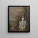 Portret van een vrouw - Thomas Gainsborough — ingelijst kunstwerk aan de muur