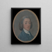 Portret van een jonge man met poederige haren - Thomas Gainsborough — ingelijst kunstwerk aan de muur