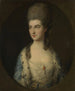 Portret van een jonge vrouw genaamd Miss Sparrow - Thomas Gainsborough — weergave van het kunstwerk