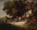 La porte du cottage - Thomas Gainsborough — weergave van het kunstwerk