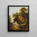 De marktwagen - Thomas Gainsborough — ingelijst kunstwerk aan de muur