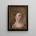 La Fille du peintre Marie - Thomas Gainsborough — ingelijst kunstwerk aan de muur