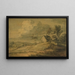 Boslandschap met cottage, koeien en schapen - Thomas Gainsborough — ingelijst kunstwerk aan de muur