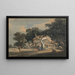 Een boerderij uit Devonshire - Thomas Girtin — ingelijst kunstwerk aan de muur