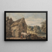 Cottage nabij Newcastle, Northumberland - Thomas Girtin — ingelijst kunstwerk aan de muur