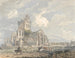 Abdij van Jedburgh, Roxburghshire - Thomas Girtin — weergave van het kunstwerk