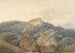Rocca di Papa met de Monte Cavo - Thomas Girtin — weergave van het kunstwerk
