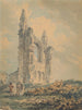 Ruïnes van de kathedraal Saint-André - Thomas Girtin — weergave van het kunstwerk
