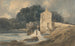 De molen van de abdij in Knaresborough - Thomas Girtin — weergave van het kunstwerk