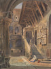 Binnenplaats van Bargello Florence - Thomas Hartley Cromek — weergave van het kunstwerk