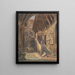 Binnenplaats van Bargello Florence - Thomas Hartley Cromek — ingelijst kunstwerk aan de muur