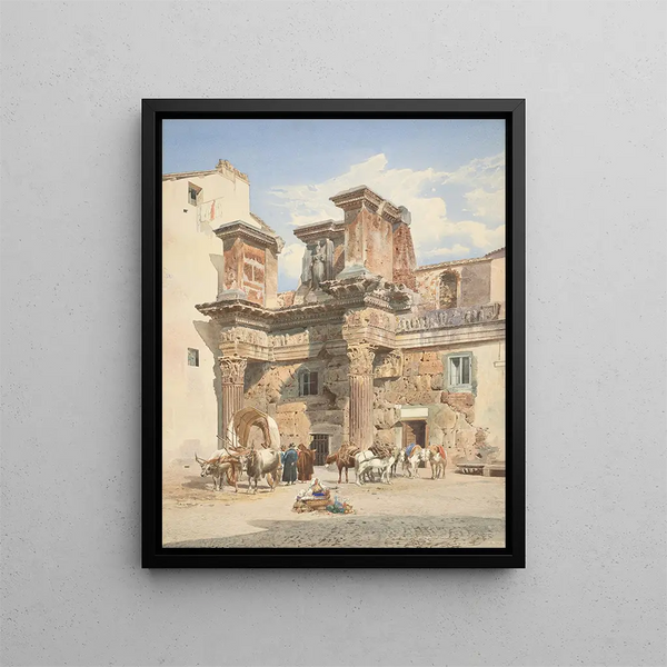 Thomas Hartley Cromek - Le Colonnacce Rome Remains of the Inner Walls of the Forum of Nerva.webp
