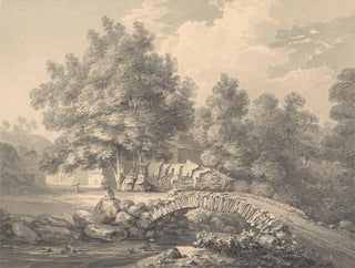 Een rustieke scène - Thomas Hearne — weergave van het kunstwerk