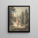 The Back of a Farm House — Thomas Hearne — framed artwork on a wall