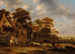 Voyageurs se reposant devant une taverne - Thomas Heeremans — artwork view