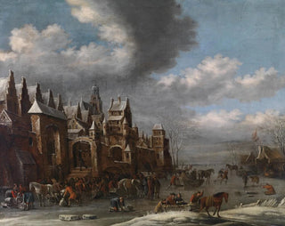 Thomas Heeremans - Winterlandschaft mit Eislufern.webp