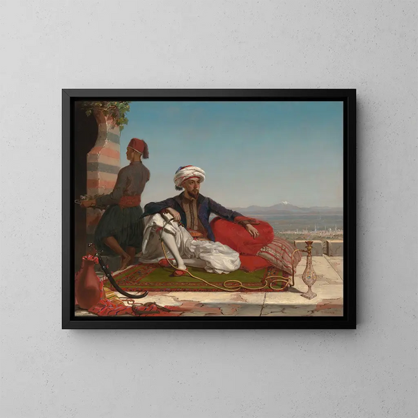 Bayard Taylor - Thomas Hicks — ingelijst kunstwerk aan de muur
