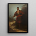 Veste rouge - Thomas Hicks — ingelijst kunstwerk aan de muur
