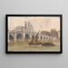 Westminster Bridge and Abbey - Thomas Hollis — framed artwork on a wall