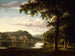 Landschap met uitzicht op de Wye-rivier - Thomas Jones — weergave van het kunstwerk