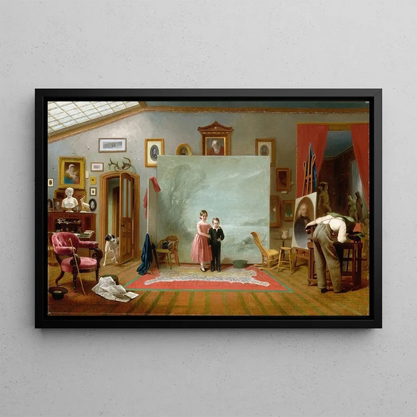 Thomas Le Clear - Interior with Portraits.webp
