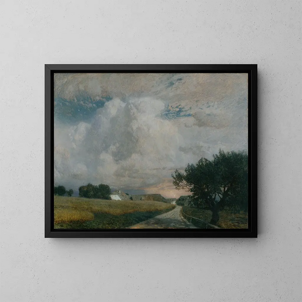 Onweerlichten - Thomas Leitner — ingelijst kunstwerk aan de muur