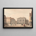 The House of Sessions at the Intersection of Farringdon and Clerkenwell Roads - Thomas Malton the Younger — framed artwork on a wall