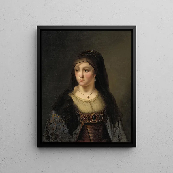 Thomas Mathisen - Portrait of a Lady in a Veil.webp