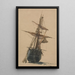 Fished Boat - Thomas Miles Richardson — framed artwork on a wall