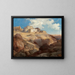 Een beetje Acoma, New Mexico - Thomas Moran — ingelijst kunstwerk aan de muur