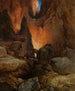 Een zijkloof van de Grand Canyon in Arizona - Thomas Moran — weergave van het kunstwerk