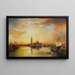 Paleis van het hertogdom bij zonsondergang - Thomas Moran — ingelijst kunstwerk aan de muur