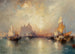 Entree van het Grote Kanaal, Venetië - Thomas Moran — weergave van het kunstwerk