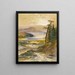 Geyser Excelsior Parc de Yellowstone - Thomas Moran — ingelijst kunstwerk aan de muur