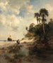 Île de Fort George en Florida - Thomas Moran — weergave van het kunstwerk
