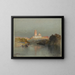 Hacienda sur le fleuve Lerma, San Juan, Mexique - Thomas Moran — ingelijst kunstwerk aan de muur