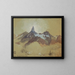Pic Index, Clarks Fork, Wyoming - Thomas Moran — ingelijst kunstwerk aan de muur