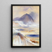 Sources chaudes de Mammoth Yellowstone - Thomas Moran — ingelijst kunstwerk aan de muur