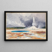 Old Castle Geyser - Thomas Moran — ingelijst kunstwerk aan de muur