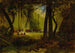 van Dominique de Gourgues' ontvangst door de Indianen - Thomas Moran — weergave van het kunstwerk